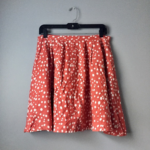 NOT FOR SALE! DONT BUYPink/White Polka Dot Forever 21 Skater Skirt Sz M - Picture 5 of 8